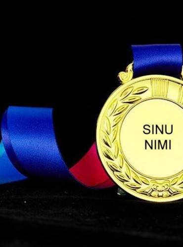 Metallist sinu nime või pildiga medal